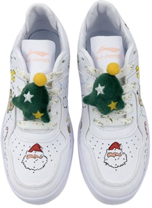 리닝 스트릿 플레이어 '크리스마스 그래피티' (화이트/그린) AGCQ251-2(Team叁-男款圣诞涂鸦S-BOX) Shop 리닝 스트릿 플레이어 '크리스마스 그래피티' (화이트/그린) AGCQ251-2(Team叁-男款圣诞涂鸦S-BOX)