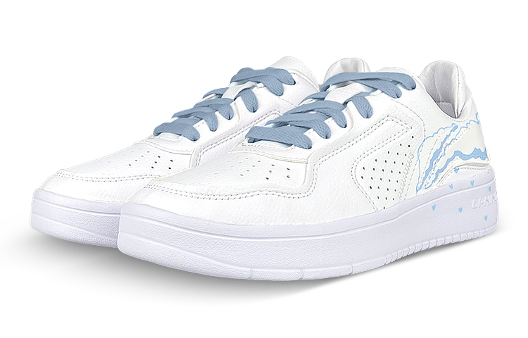 Lookbook [カスタムシューズ] リーニン ストリートプレイヤー「クラウドモランディグラフィティ」 AGCQ251-2(Team叁-男祥云深蓝)