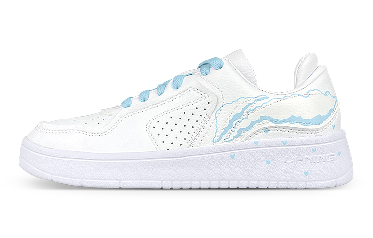 [Custom Shoes] Li-Ning Street Player 'White-Blue Cloud Graffiti'