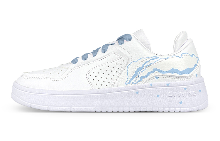 [Custom Shoes] Li-Ning Street Player 'White Blue Morandi Graffiti'