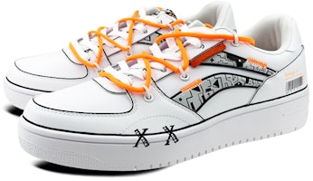 【定制鞋款】李宁街头玩家“白橙涂鸦” AGCN357-1(Team叁-男款复古白橙S-BOX) Lookbook 【定制鞋款】李宁街头玩家“白橙涂鸦” AGCN357-1(Team叁-男款复古白橙S-BOX)