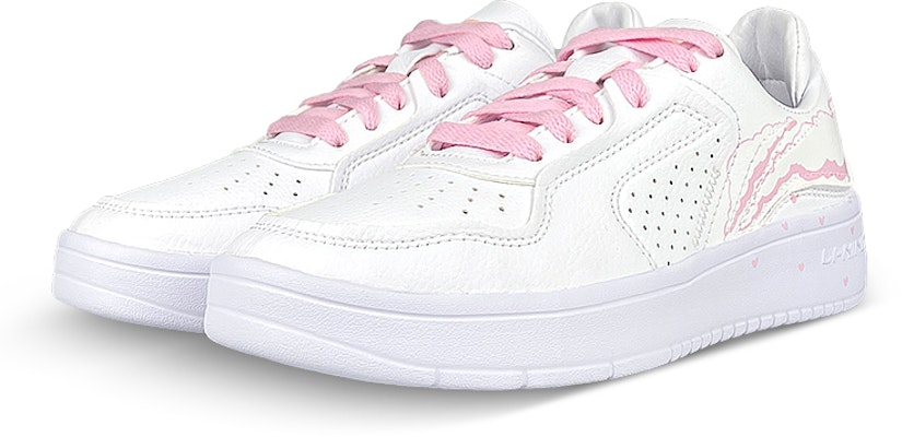 【訂製球鞋】 LiNing李寧 街頭玩家 正在玩鞋 禮盒 祥雲 愛心 塗鴉 可愛 少女心 低筒 板鞋 男款 白粉 Lookbook 【訂製球鞋】 LiNing李寧 街頭玩家 正在玩鞋 禮盒 祥雲 愛心 塗鴉 可愛 少女心 低筒 板鞋 男款 白粉