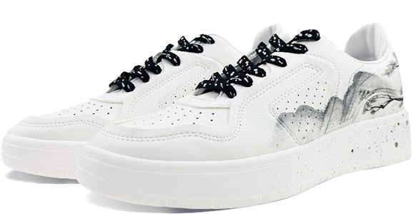 【カスタムシューズ】Li-Ning Street Players '墨松 ブラック-ホワイト' AGCQ251-2(Team40-男款水墨松树青山黑白) Lookbook 【カスタムシューズ】Li-Ning Street Players '墨松 ブラック-ホワイト' AGCQ251-2(Team40-男款水墨松树青山黑白)