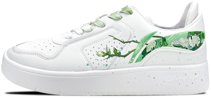 custom-shoes-li-ning-streetball-master-white-rose-graffiti