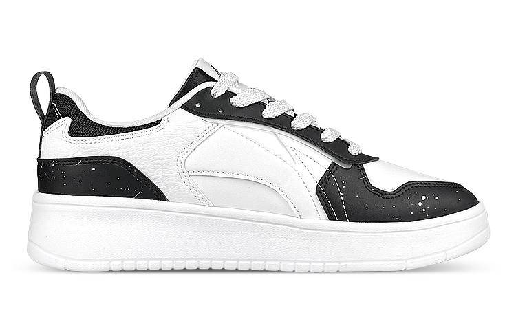 Order 【訂製球鞋】 LiNing李寧 穗歲 水墨 時來運轉 流蘇 潑墨 國風 低筒 板鞋 男款 白黑