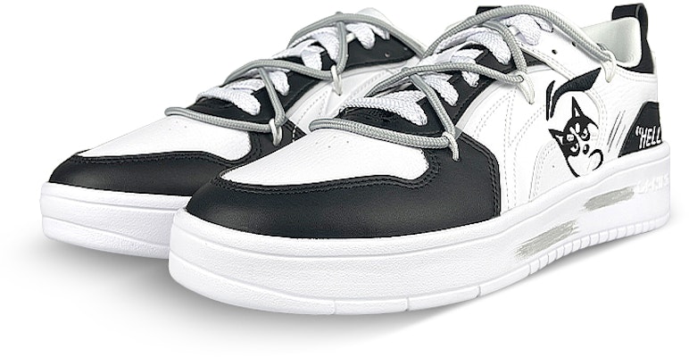 리닝 수이수이 '화이트 블랙 그래피티' 커스텀 슈즈 AGCT147-5(Team叁-男款二哈解构) Lookbook 리닝 수이수이 '화이트 블랙 그래피티' 커스텀 슈즈 AGCT147-5(Team叁-男款二哈解构)