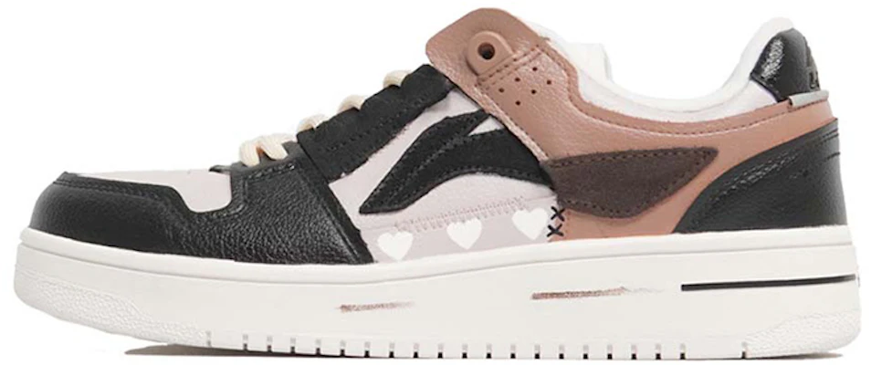 【定制球鞋】LiNing李寧 天跡 巧克力愛心 愛心 印花 經典 休閒 低幫 板鞋 男款 黑棕色 Buy 【定制球鞋】LiNing李寧 天跡 巧克力愛心 愛心 印花 經典 休閒 低幫 板鞋 男款 黑棕色