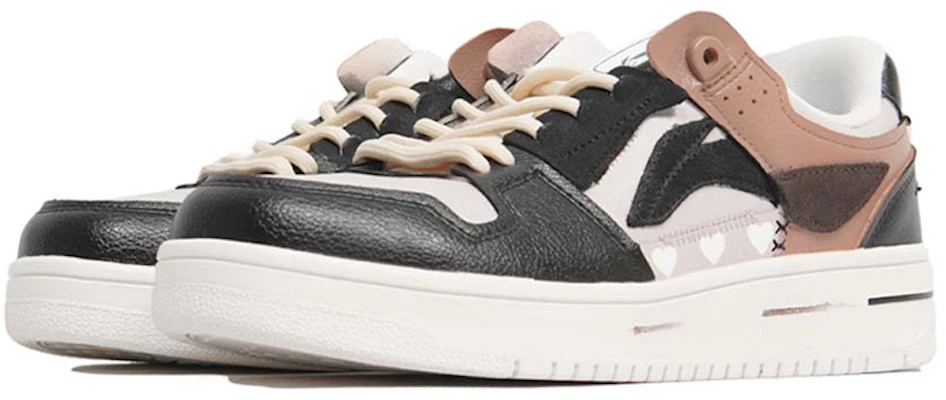 【定制球鞋】LiNing李寧 天跡 巧克力愛心 愛心 印花 經典 休閒 低幫 板鞋 男款 黑棕色 Lookbook 【定制球鞋】LiNing李寧 天跡 巧克力愛心 愛心 印花 經典 休閒 低幫 板鞋 男款 黑棕色