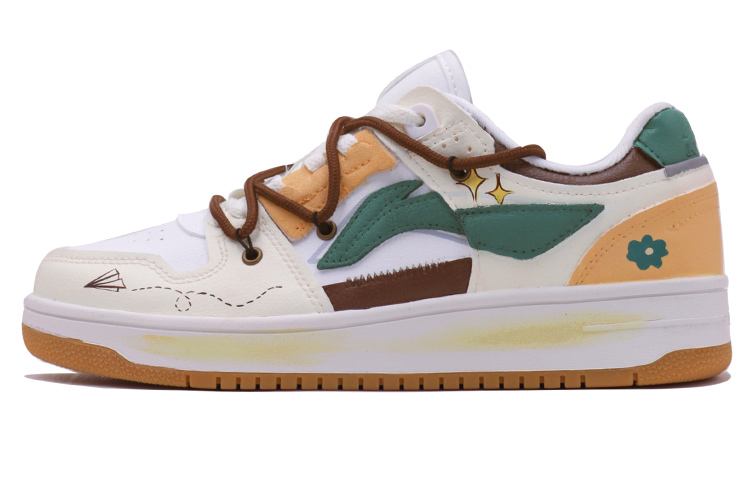 [Custom Shoes] Li-Ning Tian Ji 'Hand-Painted Graffiti Childhood Paper Airplane'
