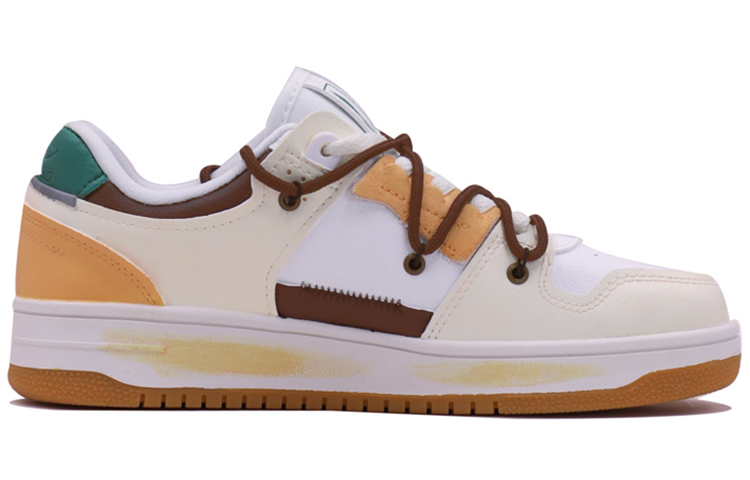 Order 【客製化球鞋】LiNing李寧 天跡 手繪塗鴉 打孔設計 雙鞋帶 童年紙飛機 生膠底 休閒 低幫 板鞋 男款 黃綠