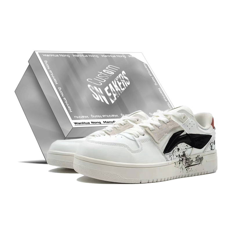 [Custom Shoes] Li-Ning Tian Ji 'Rock Panda Black White'