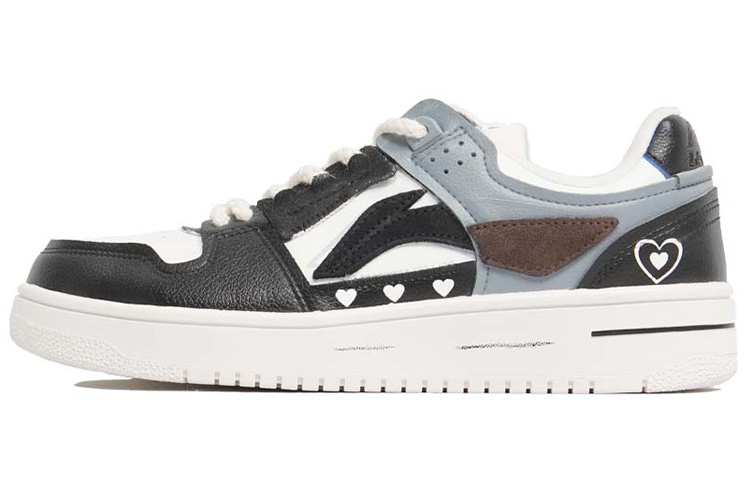 [Custom Shoes] Li-Ning Tian Ji Black Grey 'Old Memories Love Print'