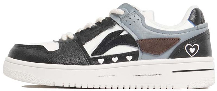 custom-shoes-li-ning-tian-ji-black-grey-old-memories-love-print