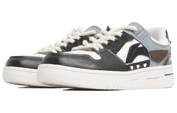 Lookbook [Sneakers Kustom] Li-Ning Tian Ji Hitam Abu-Abu 'Cinta Kenangan Lama' AGCP299-10(TeamP-旧忆)