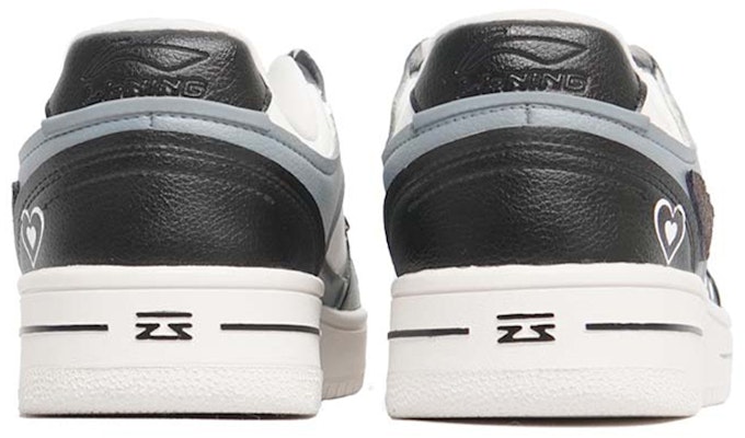 【定制球鞋】LiNing李寧 天跡 舊憶 愛心 印花 經典 休閒 低幫 板鞋 男款 黑灰 Shop 【定制球鞋】LiNing李寧 天跡 舊憶 愛心 印花 經典 休閒 低幫 板鞋 男款 黑灰