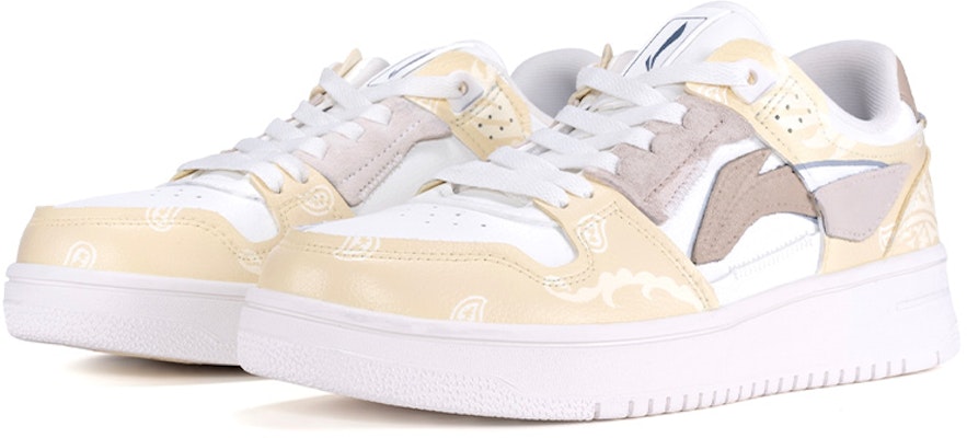 Zapatillas Li-Ning Tian Ji Low 'Pintura Manual Flor de Marañón - Beige' AGCP299-10(TeamR-男款腰果花米白) Lookbook Zapatillas Li-Ning Tian Ji Low 'Pintura Manual Flor de Marañón - Beige' AGCP299-10(TeamR-男款腰果花米白)
