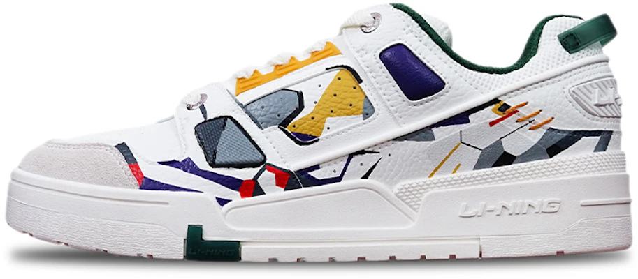 【定製球鞋】 LiNing李寧 天蝕 高達 賽博朋克機械風 手繪噴繪 低幫 板鞋 男款 白灰紫黃 Buy 【定製球鞋】 LiNing李寧 天蝕 高達 賽博朋克機械風 手繪噴繪 低幫 板鞋 男款 白灰紫黃