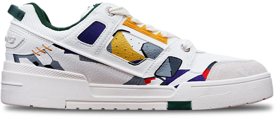 【定製球鞋】 LiNing李寧 天蝕 高達 賽博朋克機械風 手繪噴繪 低幫 板鞋 男款 白灰紫黃 Order 【定製球鞋】 LiNing李寧 天蝕 高達 賽博朋克機械風 手繪噴繪 低幫 板鞋 男款 白灰紫黃