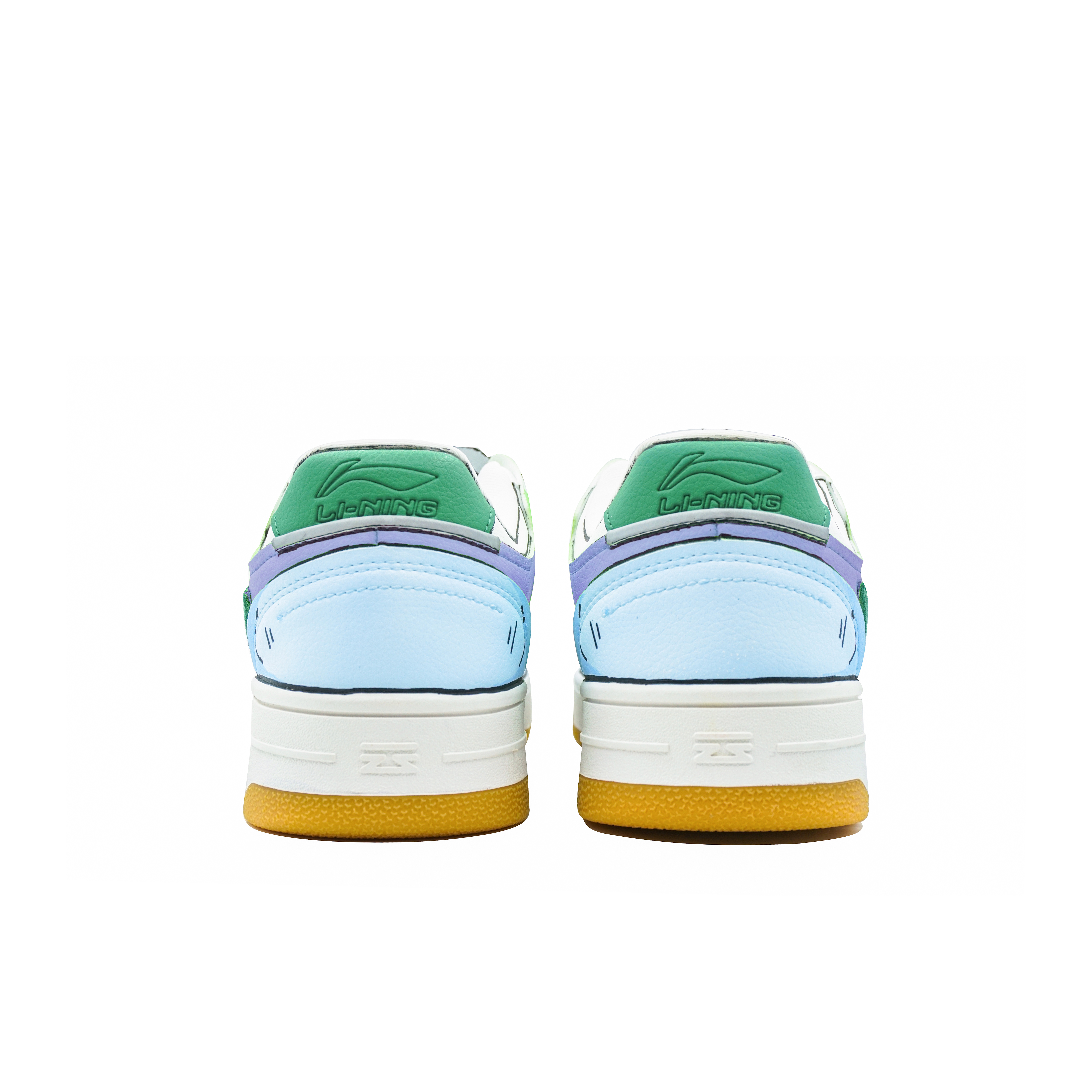 [Custom Shoes] Li-Ning Tianji 'Blue Purple Chaos Design' 圖 4
