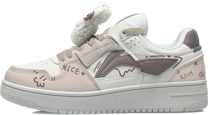 【訂製球鞋】 LiNing李寧 天跡 CNY兔年限定 玉兔迎春 可拆卸兔兔掛飾 經典休閒 低筒 板鞋 男款 白色 Buy 【訂製球鞋】 LiNing李寧 天跡 CNY兔年限定 玉兔迎春 可拆卸兔兔掛飾 經典休閒 低筒 板鞋 男款 白色