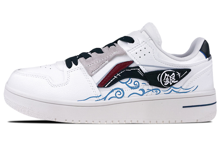 Buy [Kasut Custom] Li-Ning Tianji 'Gintama Graffiti Putih-Hitam' AGCP299-10(Team叁-男款银魂S-BOX)