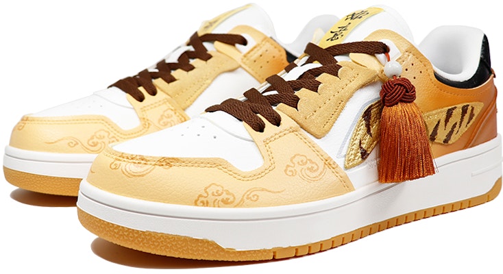 【訂製球鞋】 LiNing李寧 天跡 中國風 虎年限定 吉祥如意 新年禮物 祥云 寅虎 虎紋噴繪 專屬訂製 低幫 板鞋 男款 金棕 Lookbook 【訂製球鞋】 LiNing李寧 天跡 中國風 虎年限定 吉祥如意 新年禮物 祥云 寅虎 虎紋噴繪 專屬訂製 低幫 板鞋 男款 金棕