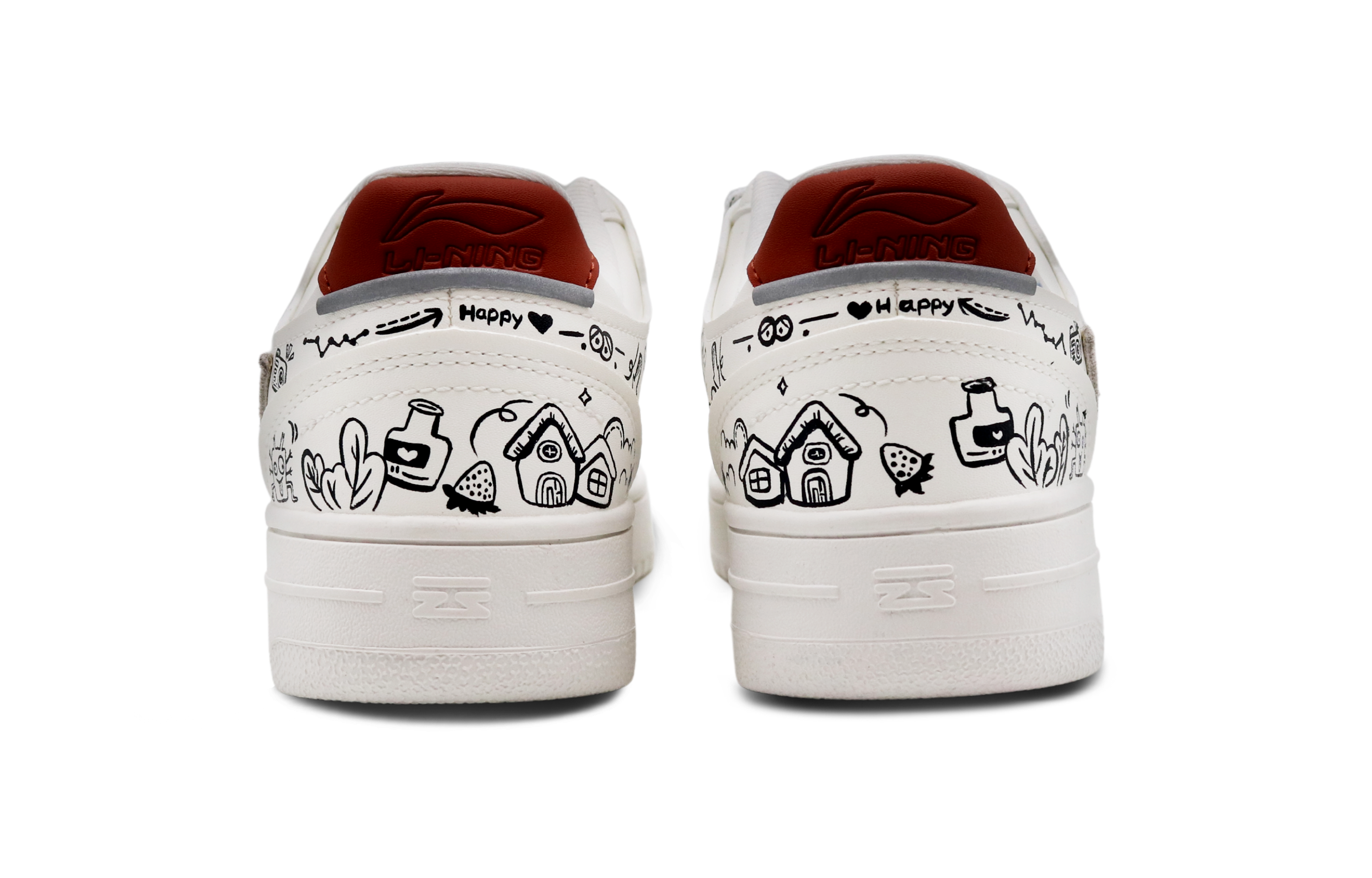 [Custom Shoes] Li-Ning Tianji 'Graffiti Monster Black White' 圖 4