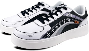 Zapatillas Li-Ning Tianji 'One Piece Trafalgar Law Blanco Negro' AGCP335-7(Team叁-男款李宁索隆黑) Lookbook Zapatillas Li-Ning Tianji 'One Piece Trafalgar Law Blanco Negro' AGCP335-7(Team叁-男款李宁索隆黑)