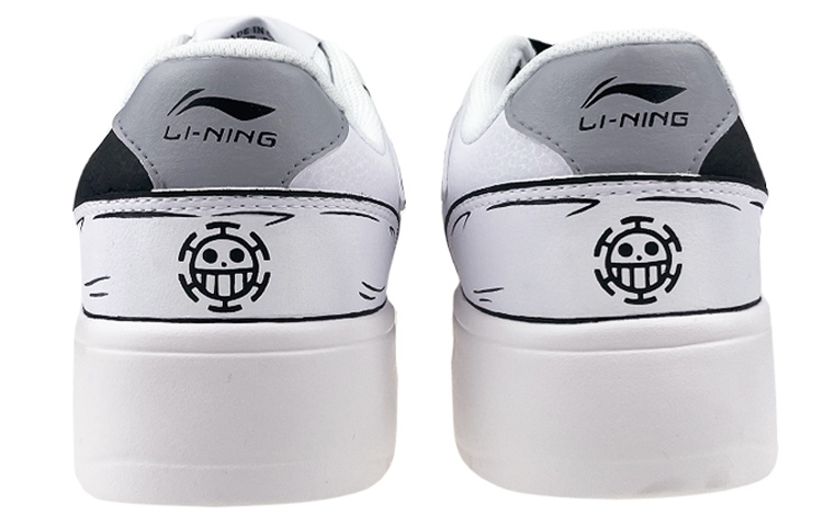 Purchase [Kasut Custom] Li-Ning Tianji 'One Piece Trafalgar Law Putih Hitam' AGCP335-7(Team叁-男款李宁索隆黑)
