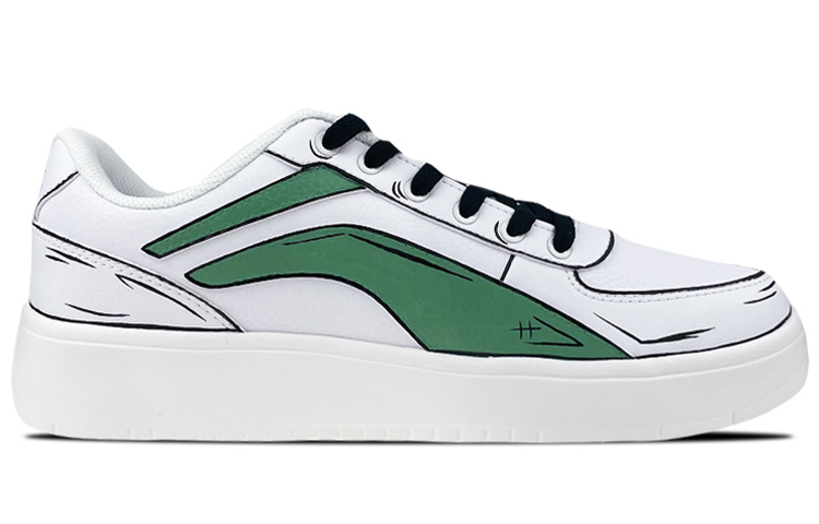 Order [定制鞋款] 李宁天机‘海贼王索隆白绿’ AGCP335-7(Team叁-男款李宁索隆绿)