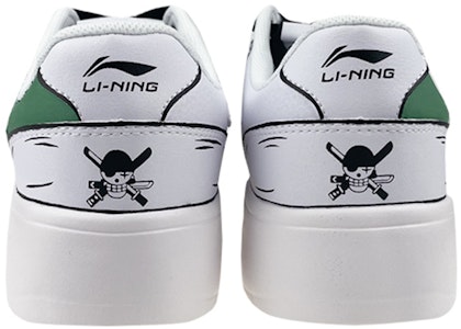 【定制球鞋】LiNing李寧 天跡 動漫 海賊 王 航海王 索隆 二次元塗鴉 低筒 板鞋 男款 白綠 Purchase 【定制球鞋】LiNing李寧 天跡 動漫 海賊 王 航海王 索隆 二次元塗鴉 低筒 板鞋 男款 白綠