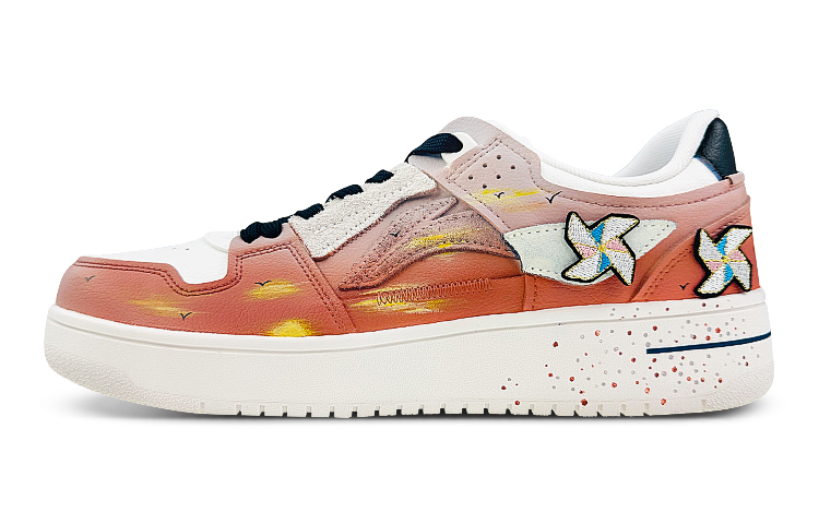 Buy 【カスタムシューズ】リー・ニン天極『サンセットバーガンディ』 AGCP299-10(Team40-男款夕阳风车酒红)