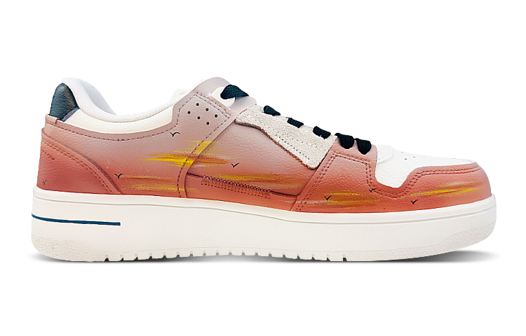 Order 【カスタムシューズ】リー・ニン天極『サンセットバーガンディ』 AGCP299-10(Team40-男款夕阳风车酒红)