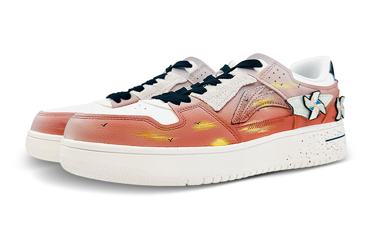 Lookbook 【カスタムシューズ】リー・ニン天極『サンセットバーガンディ』 AGCP299-10(Team40-男款夕阳风车酒红)