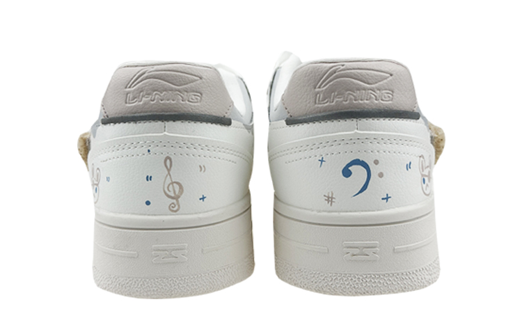 Purchase [Sepatu Custom] Li-Ning Tianji 'Putih Biru Grafiti' AGCP299-5(Team叁-男款Bunny白蓝QD)
