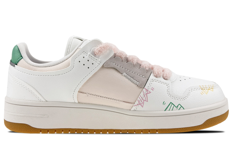 [Custom Shoes] Li-Ning Tianji 'White Green Christmas Graffiti' 圖 2