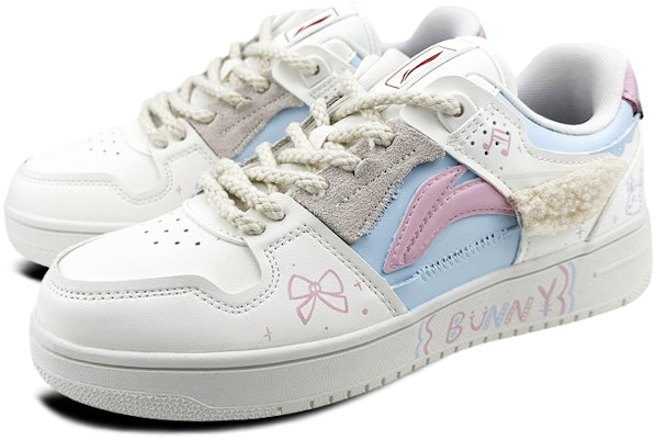 李寧 天機 カスタムシューズ 白ピンク青 AGCP299-5(Team叁-男款邦尼白粉S-BOX) Lookbook 李寧 天機 カスタムシューズ 白ピンク青 AGCP299-5(Team叁-男款邦尼白粉S-BOX)