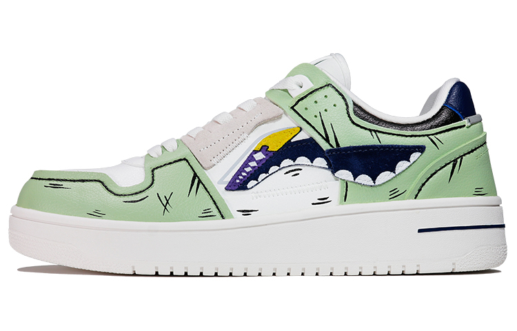 Buy 李寧 天機 緑白 「ワンピース ゾロ」カスタムシューズ AGCP299-10(Team-Three男款二次元绿白)