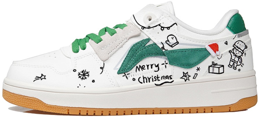 리닝 천기 로우 '크리스마스 화이트 그린' (커스텀) AGCP299-6(TeamP-圣诞手绘涂鸦白绿QD) Buy 리닝 천기 로우 '크리스마스 화이트 그린' (커스텀) AGCP299-6(TeamP-圣诞手绘涂鸦白绿QD)