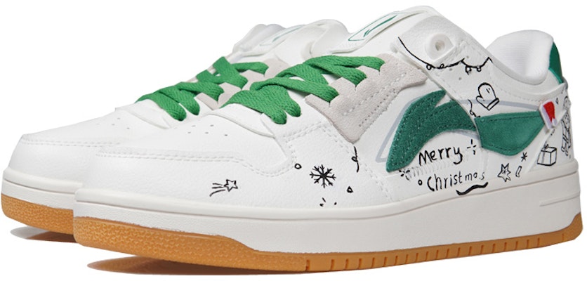 리닝 천기 로우 '크리스마스 화이트 그린' (커스텀) AGCP299-6(TeamP-圣诞手绘涂鸦白绿QD) Lookbook 리닝 천기 로우 '크리스마스 화이트 그린' (커스텀) AGCP299-6(TeamP-圣诞手绘涂鸦白绿QD)