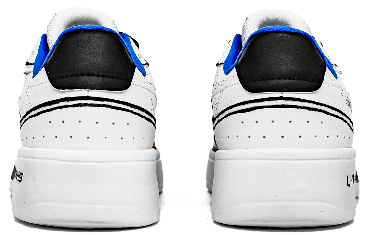 Shop [Sepatu Custom] Li-Ning Viper 'Serum Street Grafiti Percikan Putih Biru' AGCR197-1(Team肆-毒液血清白蓝喷绘)