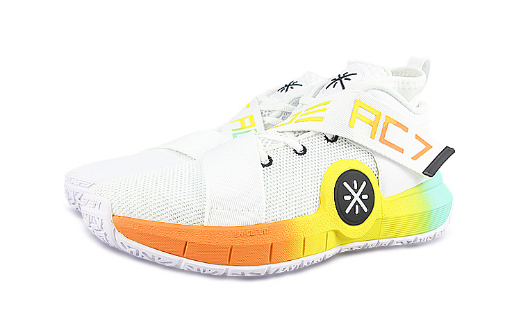 Lookbook [定制鞋款] 李宁 韦德全城7代 '橙-黄-绿闪' ABAS129-2(Team58-撞色壹)