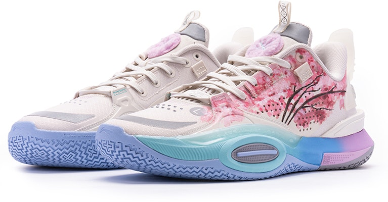 리닝 웨이드 10 '펄 화이트 & 코튼캔디 그라데이션 잉크-사쿠라' (커스텀 슈즈) ABAS009-1(TeamB-男款棉花糖樱花蓝粉) Lookbook 리닝 웨이드 10 '펄 화이트 & 코튼캔디 그라데이션 잉크-사쿠라' (커스텀 슈즈) ABAS009-1(TeamB-男款棉花糖樱花蓝粉)