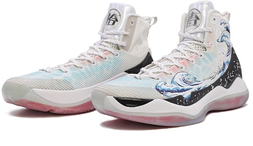 리닝 웨이드 11 '우키요에 물결' (커스텀 슈즈) ABAM023-5(TeamM-男款海浪白蓝黑) Lookbook 리닝 웨이드 11 '우키요에 물결' (커스텀 슈즈) ABAM023-5(TeamM-男款海浪白蓝黑)