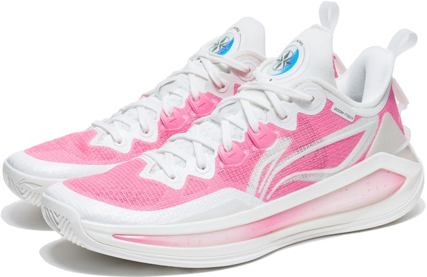 리닝 웨이드3 V2 '화이트 핑크' (커스텀 슈즈) ABAT057-3(Team67-乳腺癌利刃3) Lookbook 리닝 웨이드3 V2 '화이트 핑크' (커스텀 슈즈) ABAT057-3(Team67-乳腺癌利刃3)