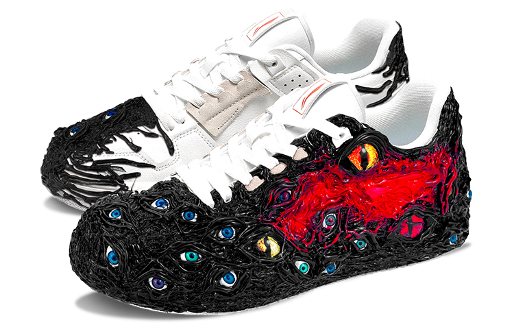 Lookbook [定制鞋] 李宁韦德之道 '愤怒克苏鲁大战毒液 - 远古统治者' AGCP299-5(TeamY-男款克苏鲁)