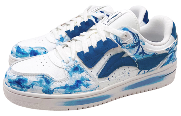 Lookbook [Kasut Custom] Li-Ning Way of Wade 'Biru dan Putih Porselin' AGCP299-10(TeamS-男款青花瓷)