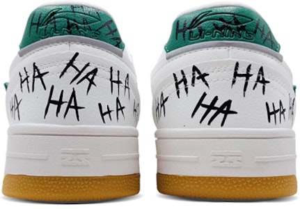 【客製化球鞋】 LiNing李寧 天跡 小丑元素 潑墨 手繪塗鴉 反光鞋帶 休閒 低幫 板鞋 男款 白綠 Shop 【客製化球鞋】 LiNing李寧 天跡 小丑元素 潑墨 手繪塗鴉 反光鞋帶 休閒 低幫 板鞋 男款 白綠