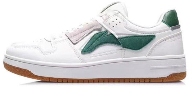 【客製化球鞋】 LiNing李寧 天跡 小丑元素 潑墨 手繪塗鴉 反光鞋帶 休閒 低幫 板鞋 男款 白綠 Sizing 【客製化球鞋】 LiNing李寧 天跡 小丑元素 潑墨 手繪塗鴉 反光鞋帶 休閒 低幫 板鞋 男款 白綠