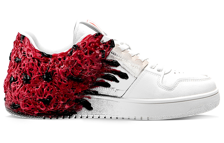 Order 【定製球鞋】 LiNing李寧 天跡 毒液殺 超級反派 克蘇魯 情侶 限量 低幫 板鞋 男款 黑紅